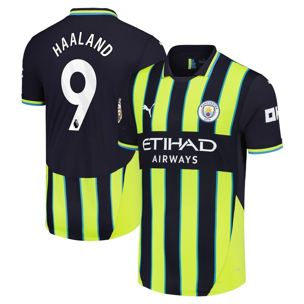 Erling Haaland Manchester City Puma 2024/25 Away Authentic Player Jersey