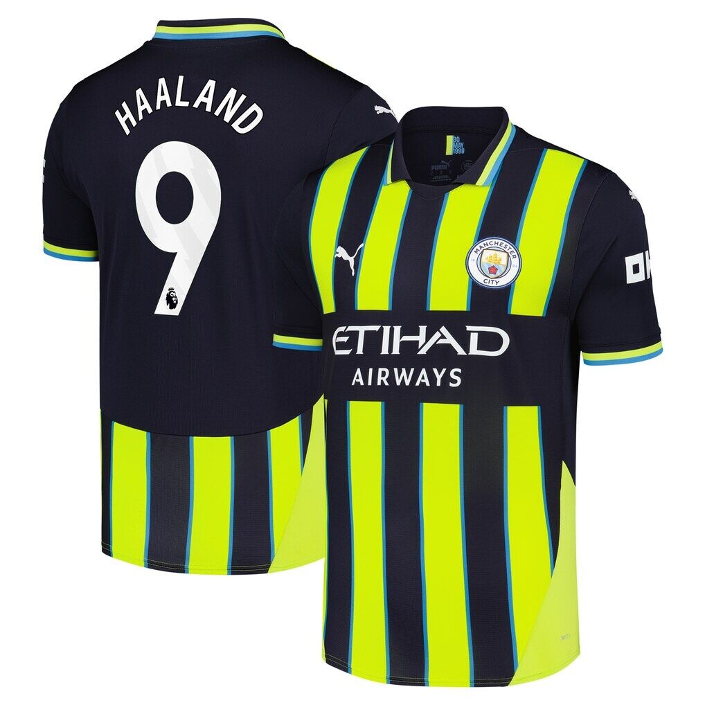 Erling Haaland Manchester City Puma 2024/25 Away Replica Player Jersey