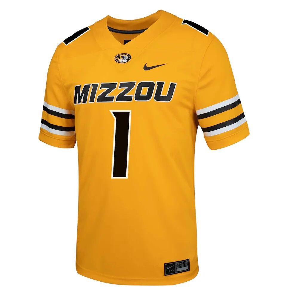 #1 Missouri Tigers Nike  Alternate Game Jersey
