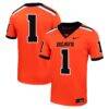 #1 Oregon State Beavers Nike Untouchable Football Jersey - Orange - Front View