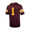 #1 Minnesota Golden Gophers Nike Untouchable Football Jersey - Maroon - - Detail View
