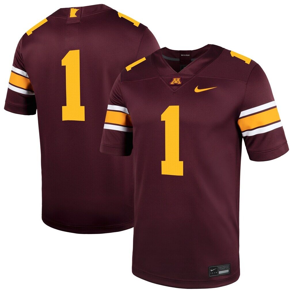 #1 Minnesota Golden Gophers Nike Untouchable Football Jersey - Maroon
