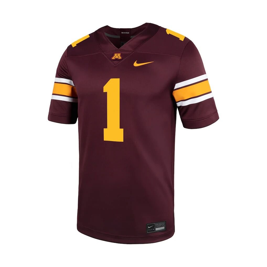 #1 Minnesota Golden Gophers Nike Untouchable Football Jersey - Maroon