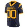 West Virginia Mountaineers Nike NIL Pick-A-Player Football Game Jersey - Navy - Side View