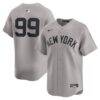 Aaron Judge New York Yankees Nike Road Limited Player Jersey - Gray - Front View