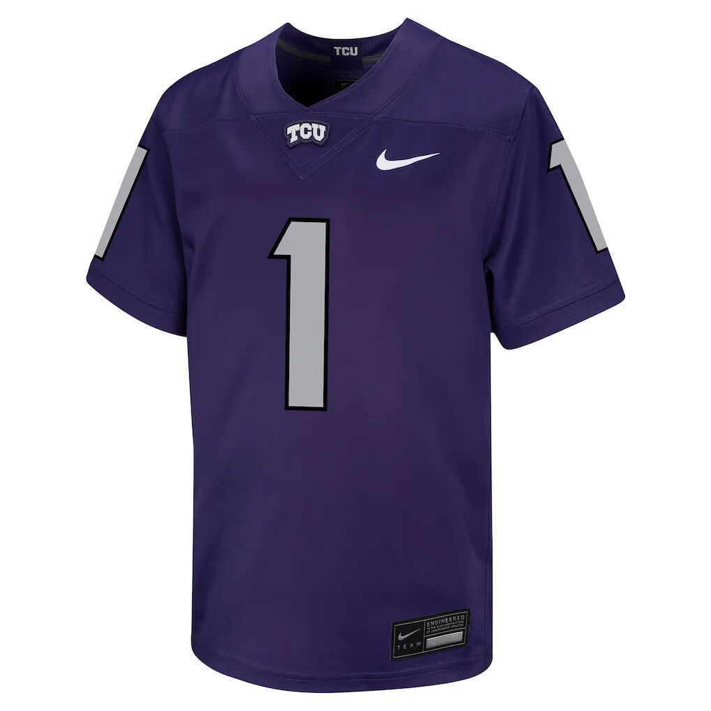 #1 TCU Horned Frogs Nike Youth Untouchable Football Jersey