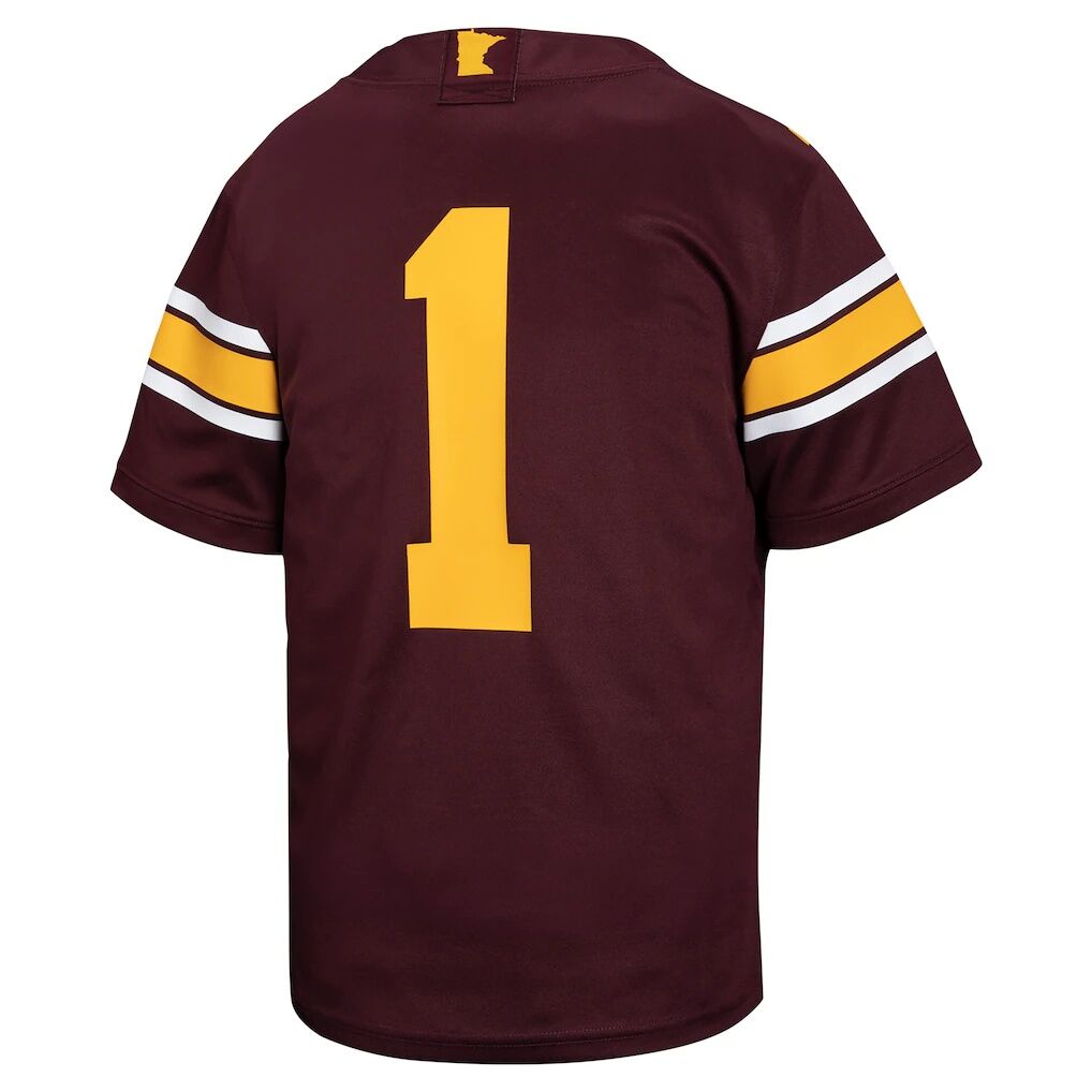 #1 Minnesota Golden Gophers Nike Youth Untouchable Football Jersey - Maroon