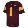 #1 Minnesota Golden Gophers Nike Youth Untouchable Football Jersey - - Side View