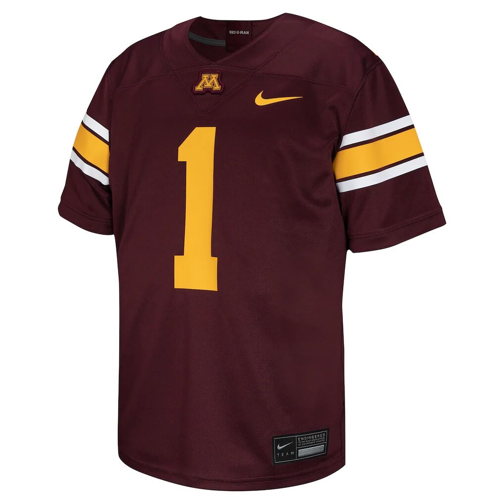 #1 Minnesota Golden Gophers Nike Youth Untouchable Football Jersey - Maroon