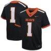 #1 Oregon State Beavers Nike Youth Untouchable Football Jersey - Black - Front View