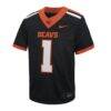 #1 Oregon State Beavers Nike Youth Untouchable Football Jersey - Black - Side View