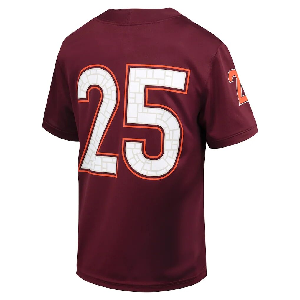 #25 Virginia Tech Hokies Nike Youth Untouchable Football Jersey - Maroon