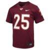 #25 Virginia Tech Hokies Nike Youth Untouchable Football Jersey - - Side View