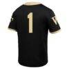 #1 Wake Forest Demon Deacons Nike Youth Untouchable Football Jersey - Black - Detail View