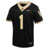 #1 Wake Forest Demon Deacons Nike Youth Untouchable Football Jersey - Black - Side View