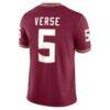 Jared Verse Florida State Seminoles Nike Player Game Jersey - - Detail View