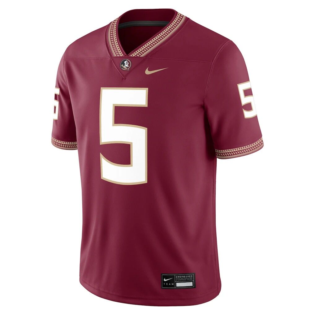 Jared Verse Florida State Seminoles Nike Player Game Jersey - Garnet