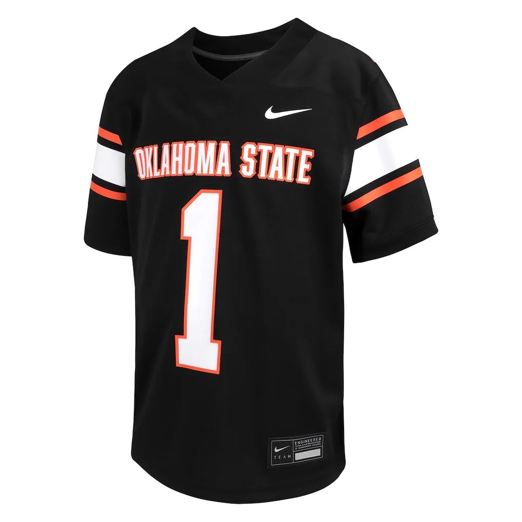 Oklahoma State Cowboys Nike #1 Youth Alternate Game Football Jersey