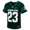 #23 Michigan State Spartans Nike Preschool Untouchable Football Jersey - Green - Front View