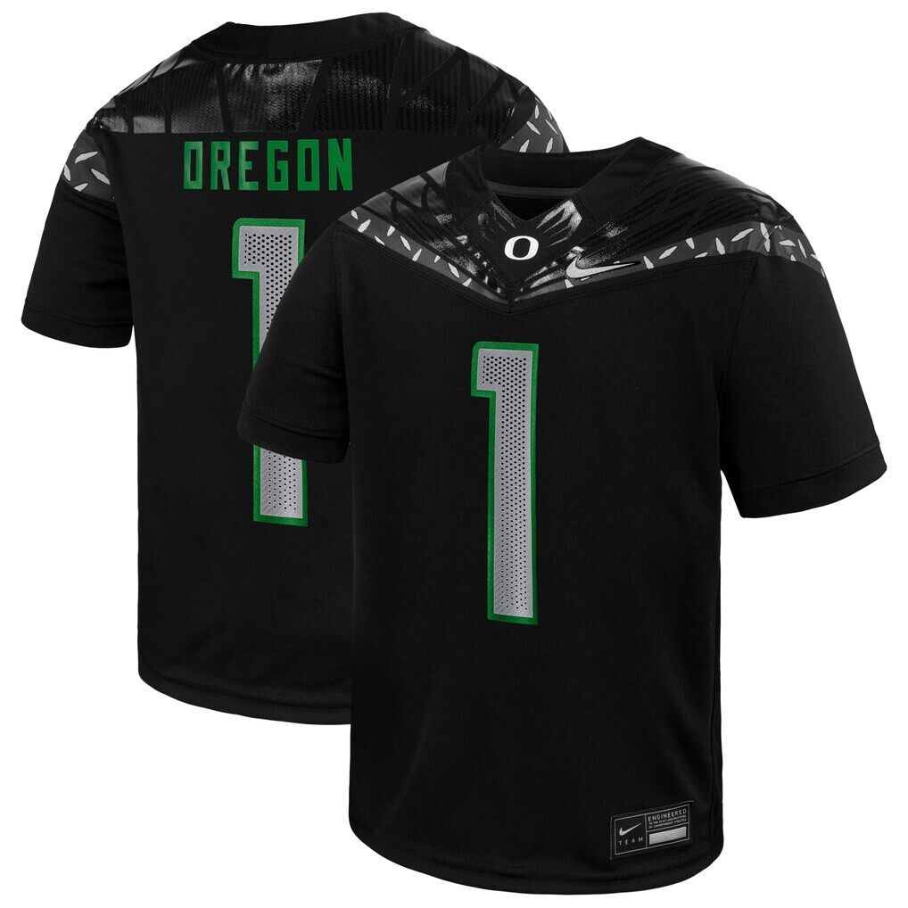 #1 Oregon Ducks Nike Toddler Vapor Fusion Replica Jersey