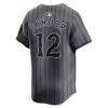 Francisco Lindor New York Mets Nike City Connect Limited Jersey - Gray - Detail View