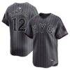 Francisco Lindor New York Mets Nike City Connect Limited Jersey - Gray - Front View