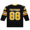 David Pastrnak Boston Bruins 2014-15 Power Play Jersey - Black - Detail View