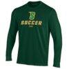 Siena Saints Under Armour Soccer Performance Long Sleeve T-Shirt - Green - Side View