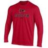 SEMO Redhawks Under Armour Soccer Performance Long Sleeve T-Shirt - Red - Side View