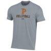 Pepperdine Waves Under Armour Volleyball Performance T-Shirt - Gray - Side View