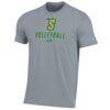 Siena Saints Under Armour Volleyball Performance T-Shirt - Gray - Side View