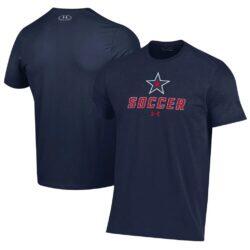 Robert Morris Colonials Under Armour Soccer Performance T-Shirt - Navy - Front View