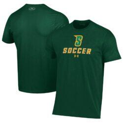 Siena Saints Under Armour Soccer Performance T-Shirt - Green - Front View