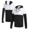 New Jersey City Gothic Knights adidas Legend Shooter Long Sleeve Hoodie T-Shirt - - Back View