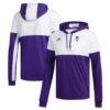 Northwestern State Demons adidas Legend Shooter Long Sleeve Hoodie T-Shirt - - Front View