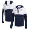 UIC Flames adidas Legend Shooter Long Sleeve Hoodie T-Shirt - - Front View