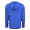New York Mets Cutter & Buck Coastline Epic Comfort Recycled Eco Hoodie Long Sleeve T-Shirt - Royal - Detail View