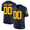 Michigan Wolverines Nike Custom Football Game Jersey - - Front View