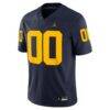 Michigan Wolverines Nike Custom Football Game Jersey - - Side View