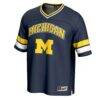 Michigan Wolverines GameDay Greats Youth Spirit Football Jersey - Navy - Side View
