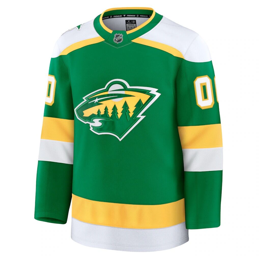 Minnesota Wild Fashion7 Alternate Premium Custom Jersey