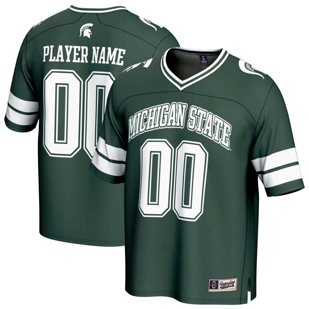 Michigan State Spartans GameDay Greats Unisex NIL Pick-A-Player Football Fashion Jersey