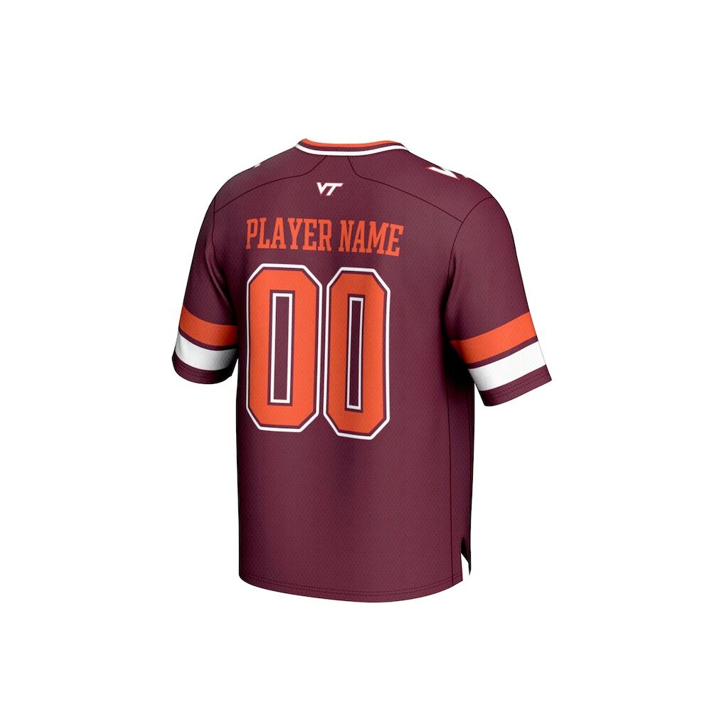 Virginia Tech Hokies GameDay Greats Unisex NIL Pick-A-Player Football Fashion Jersey - Maroon