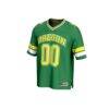 Oregon Ducks GameDay Greats Unisex NIL Pick-A-Player Football Fashion Jersey - Green - Side View