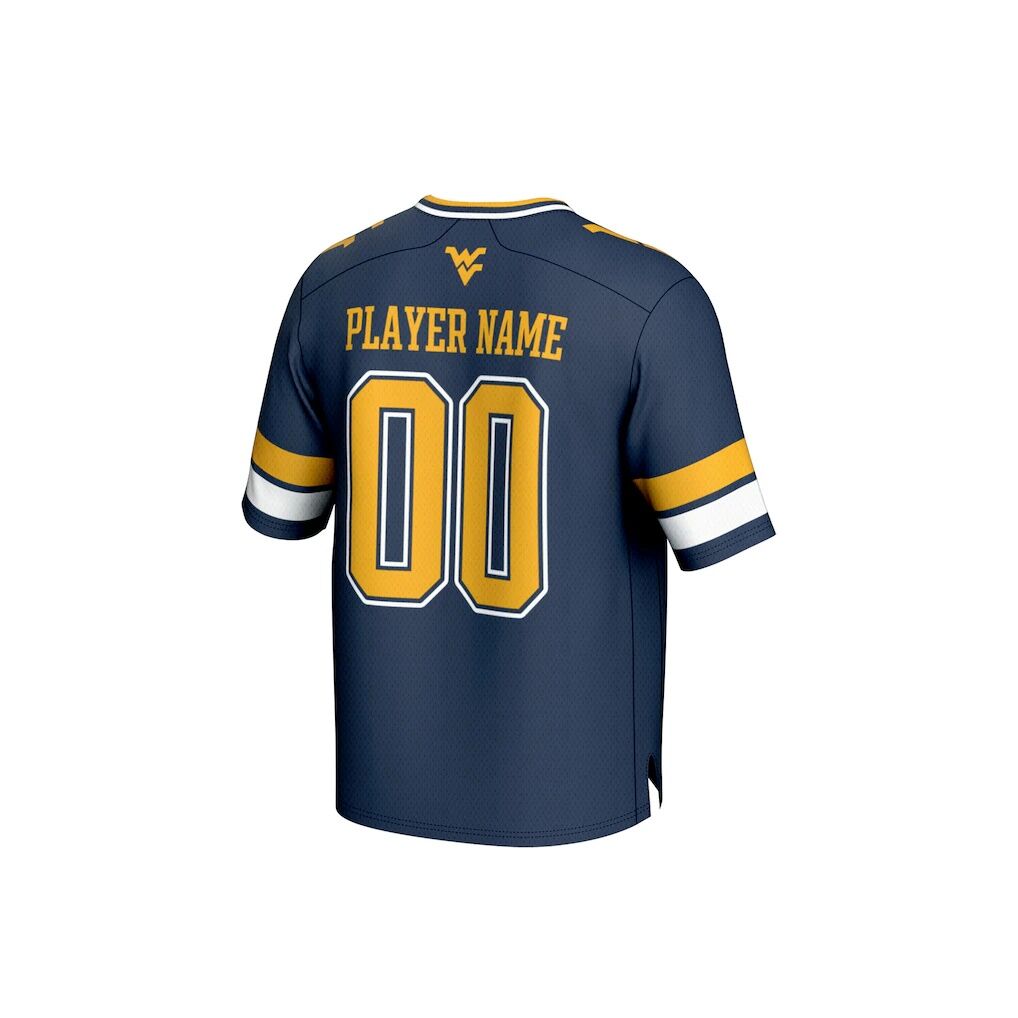 West Virginia Mountaineers GameDay Greats Unisex NIL Pick-A-Player Football Fashion Jersey