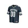 Utah State Aggies GameDay Greats Youth NIL Pick-A-Player Football Fashion Jersey - Navy - Side View