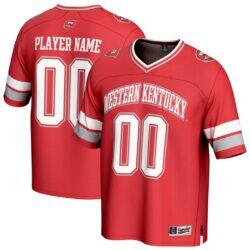 Western Kentucky Hilltoppers GameDay Greats Youth NIL Pick-A-Player Football Fashion Jersey - Red - Front View