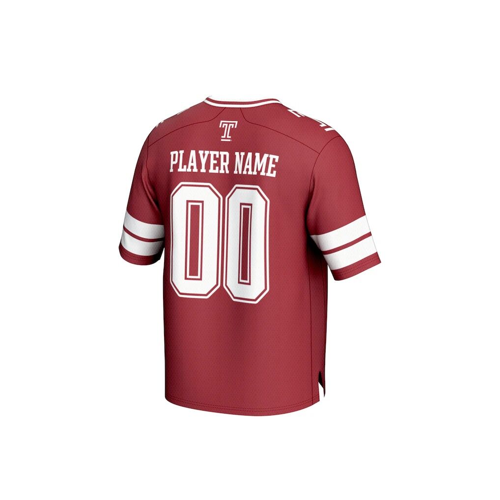 Temple Owls GameDay Greats Youth NIL Pick-A-Player Football Fashion Jersey - Cherry
