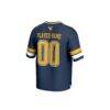 West Virginia Mountaineers GameDay Greats Youth NIL Pick-A-Player Football Fashion Jersey - Navy - Detail View