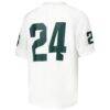#24 Michigan State Spartans Nike Youth Untouchable Football Jersey - White - Detail View